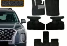 Коврики в салон ворсовые лапша для Hyundai Palisade I 2018+