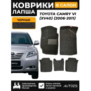 Коврики в салон ворсовые лапша для Toyota Camry VI (XV40) (2006-2011)