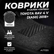 Коврики в салон ворсовые лапша для Toyota RAV 4 V (XA50) (2018+)