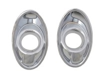 Накладки на передние ПТФ Ford Focus 3 2011-2015 В