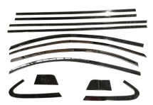 Молдинги окон Chevrolet Sail 2 2010+ седан (12) - не выпускается для РФ