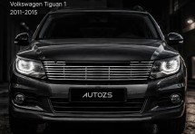 Хром решетка радиатора Volkswagen Tiguan 1 2011-2015