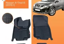 Кожаные коврики в салон Nissan X-Trail III (2015+)