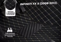 Кожаные 3D коврики Autozs Premium для Infiniti FX-Series II Рестайлинг (2011-2013)