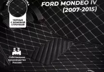 Кожаные 3D коврики Autozs Premium для Ford Mondeo IV Лифтбек (2006-2010)