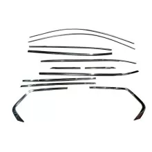 Молдинги окон BMW X3 2014+ (12 молдингов)