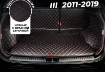 Кожаные коврики в багажник для Ford Focus III Рестайлинг Хэтчбек 5 дв. (2014+)