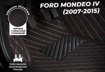 Кожаные 3D коврики Autozs Premium для Ford Mondeo IV Рестайлинг Универсал 5 дв. (2010-2014)