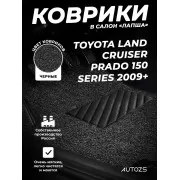 Коврики в салон ворсовые лапша для Toyota Land Cruiser Prado 150 Series (2009+)