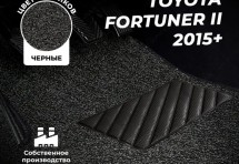 Коврики в салон ворсовые лапша для Toyota Fortuner II 2015+