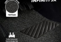 Коврики в салон ворсовые лапша для Infiniti JX