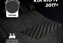 Коврики в салон ворсовые лапша для Kia Sorento I (2002-2009)