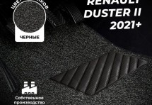 Коврики в салон ворсовые лапша для Renault Duster II (2021+)