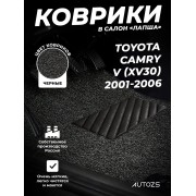 Коврики в салон ворсовые лапша для Toyota Camry V (XV30) (2001-2006)