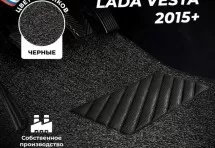 Коврики в салон ворсовые лапша для Lada Vesta 2015+