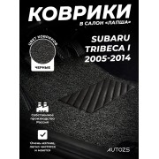 Коврики в салон ворсовые лапша для Subaru Tribeca I (2005-2014)