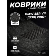Коврики в салон ворсовые лапша для BMW 5er VII (G30) (2016+)