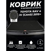 Ворсовый коврик в багажник Toyota RAV 4 IV Рестайлинг (CA40)