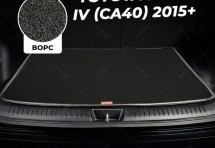 Ворсовый коврик в багажник Toyota RAV 4 IV Рестайлинг (CA40)