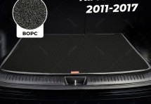 Ворсовый коврик в багажник Kia Rio III седан (2011-2017)