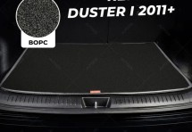 Ворсовый коврик в багажник Renault Duster I (2011+)