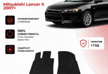 Коврик в салон Mitsubishi Lancer X (2007+) эва,eva