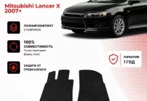 Коврик в салон Mitsubishi Lancer X (2007+) эва,eva