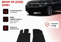 Коврик в салон BMW X5 (G05) (2018+) эва,eva