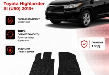 Коврик в салон Toyota Highlander III (U50) (2013+) эва,eva