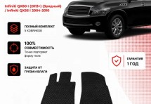 Коврик в салон Infiniti QX80 / QX56 (3 ряда) эва,eva