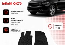 Коврик в салон Infiniti QX70 эва,eva