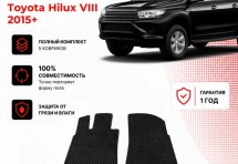 Коврик в салон Toyota Hilux VIII (2015+) эва,eva
