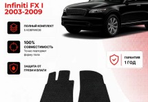 Коврик в салон Infiniti FX I (2003-2009) эва,eva