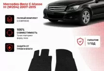 Коврик в салон Mercedes-Benz C-klasse III (W204) эва,eva