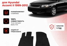 Коврик в салон для Hyundai Accent II (1999-2012) эва,eva
