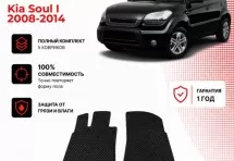 Коврик в салон Kia Soul I (2008-2014) эва,eva