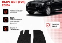 Коврик в салон BMW X3 II (F25) (2010+) эва,eva