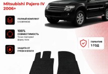 Коврик в салон Mitsubishi Pajero IV (2006+) эва,eva