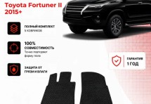 Коврик в салон Toyota Fortuner II 2015+ эва,eva