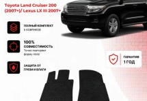 Коврик в салон Toyota Land Cruiser 200 / Lexus LX III эва