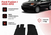 Коврик в салон Ford Fusion I (2002-2012) эва,eva