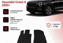 Коврик в салон Hyundai Creta II (2021+) эва,eva
