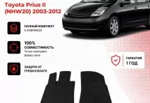 Коврик из ЭВА в салон для Toyota Prius II (NHW20) 2003–2012