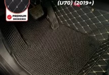 Коврики Toyota Highlander IV U70 из экокожи с ЭВА