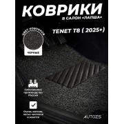 Коврики в салон ворсовые лапша для Tenet T8 (2025+) 2-х рядный