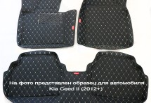 Кожаные 3D коврики Autozs Premium для Volkswagen Golf Plus I (2005-2009)