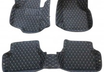 Кожаные 3D коврики Autozs Premium для Volkswagen Tiguan I (2007-2011)