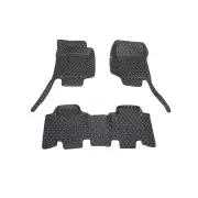 Кожаные 3D коврики Autozs Premium для Toyota Land Cruiser Prado 120 Series Внедорожник 5 дв. (2002-2009)