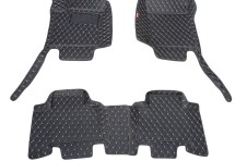 Кожаные 3D коврики Autozs Premium для Toyota Land Cruiser Prado 120 Series Внедорожник 3 дв. (2002-2009)
