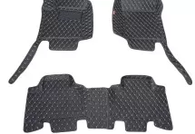 Кожаные 3D коврики Autozs Premium для Toyota Land Cruiser Prado 120 Series Внедорожник 3 дв. (2002-2009)